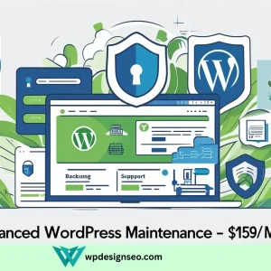 Advanced WordPress Maintenance – $159 / Month