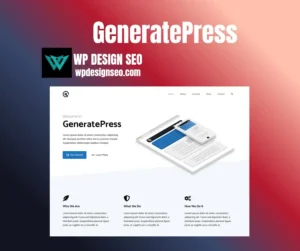 Image displaying GeneratePress wp theme